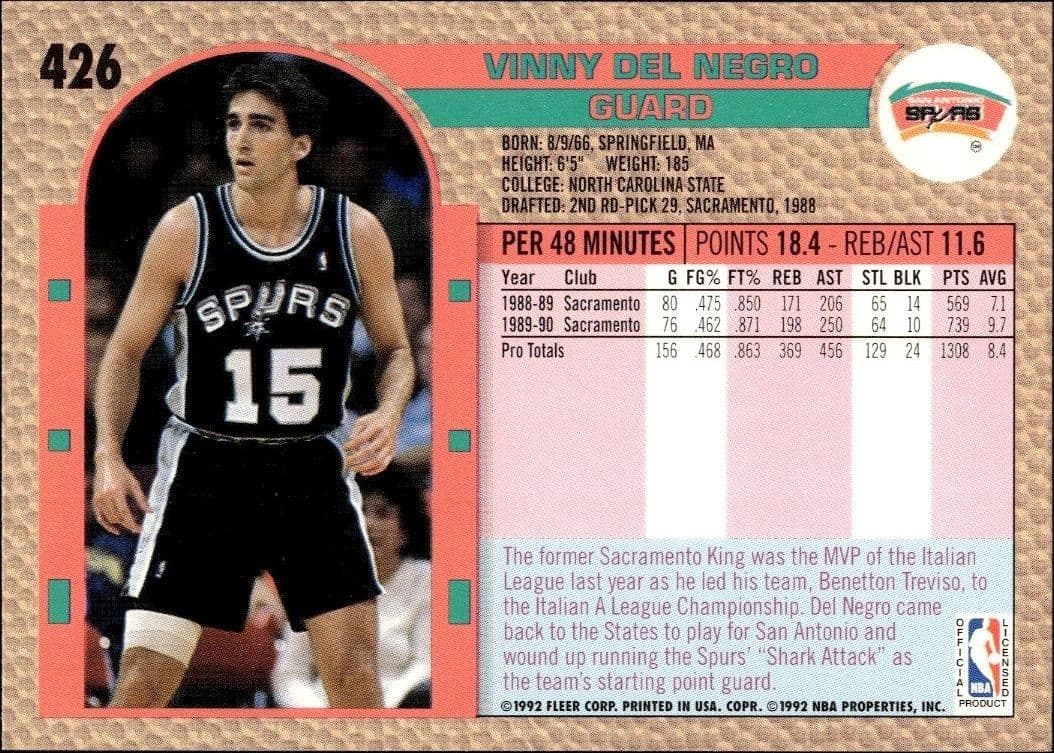 Vinny Del Negro - Back