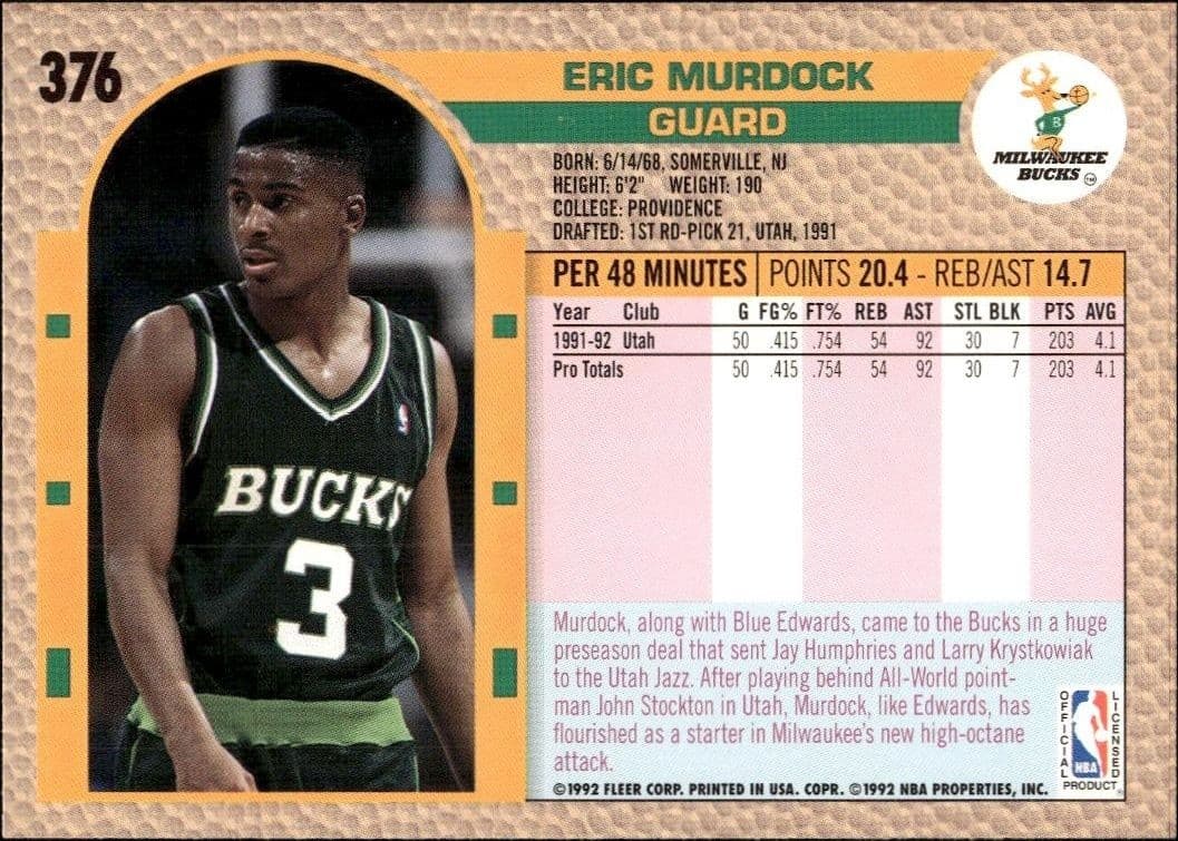 Eric Murdock - Back