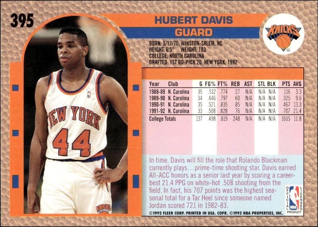 Hubert Davis - Back