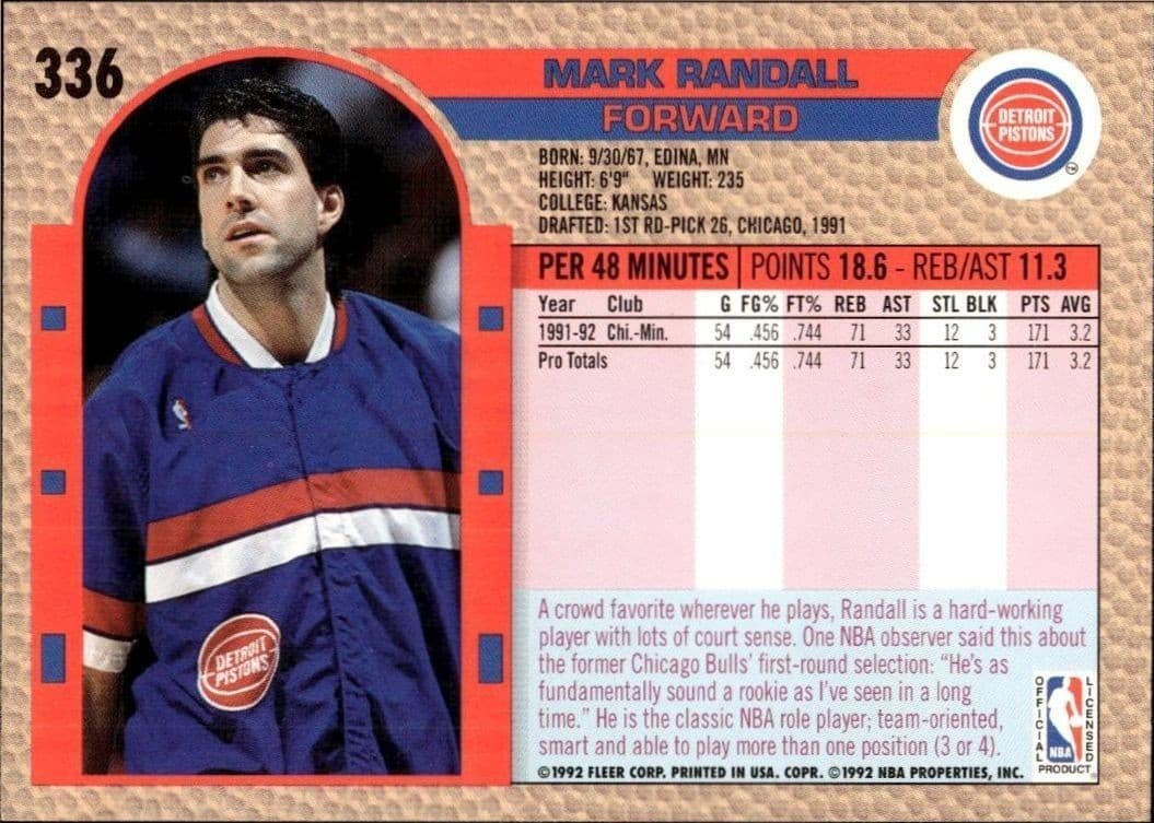 Mark Randall - Back