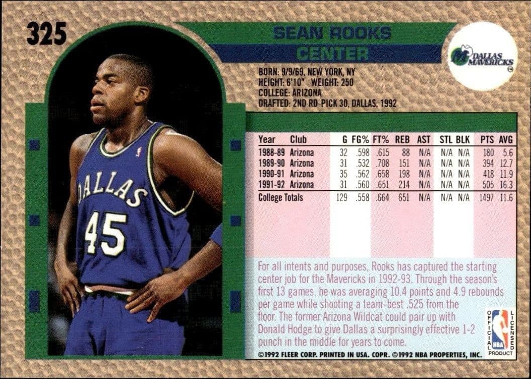 Sean Rooks - Back