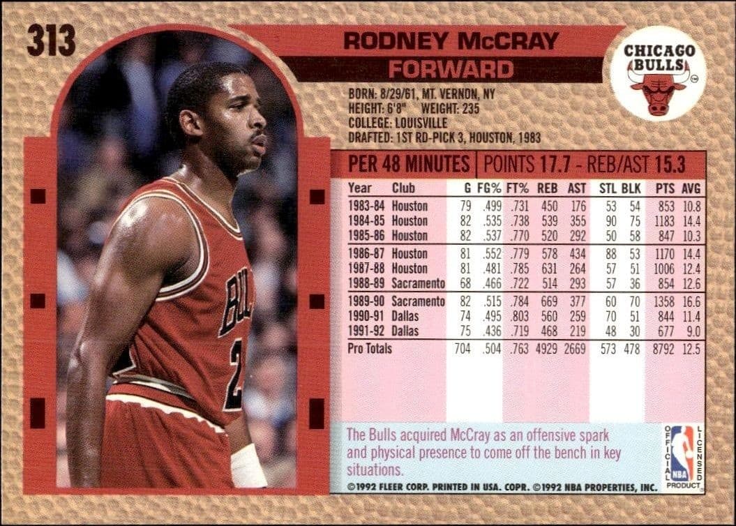 Rodney McCray - Back