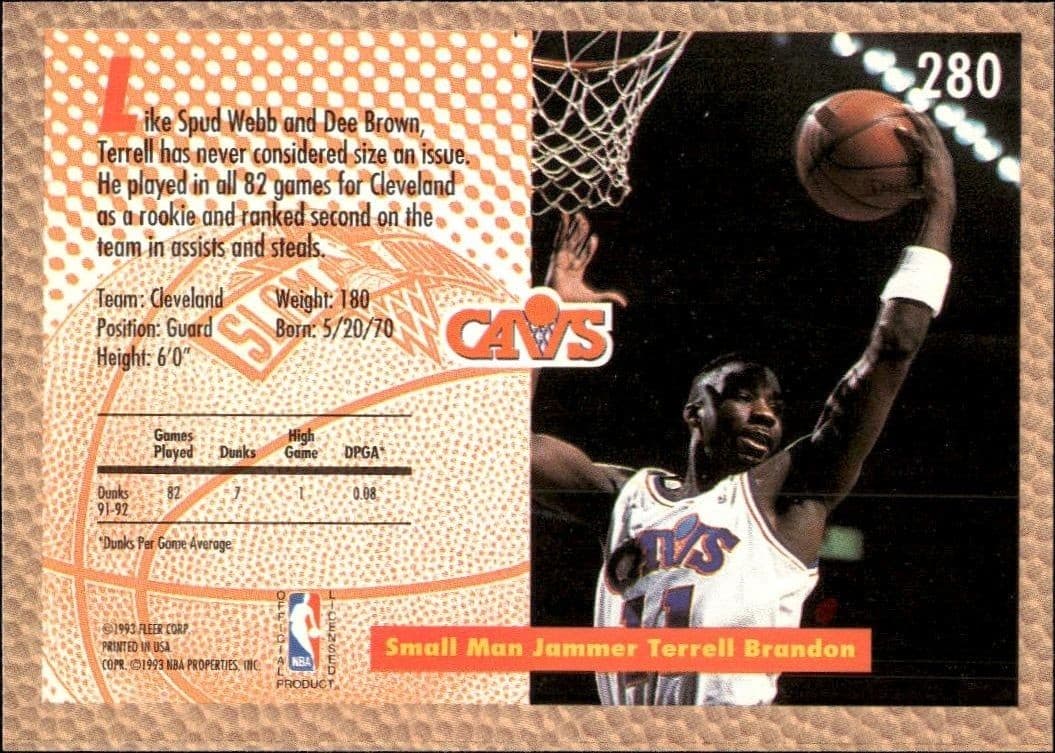 Terrell Brandon - Back