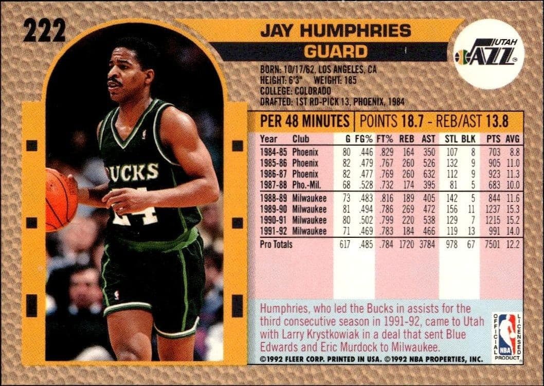 Jay Humphries - Back
