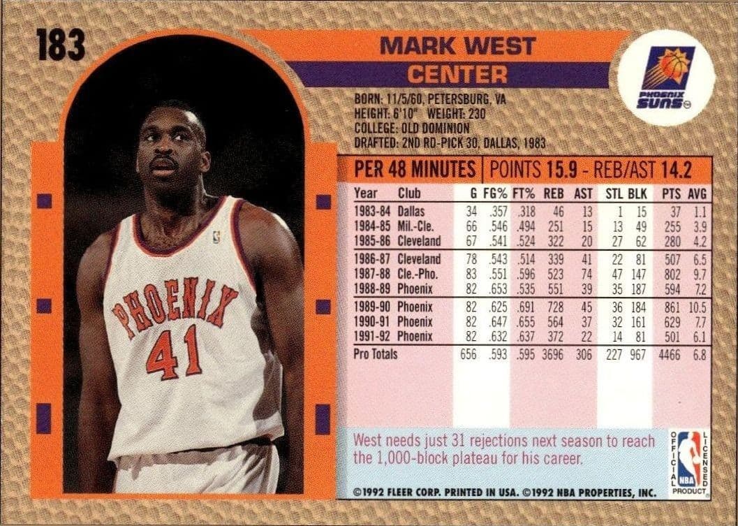 Mark West - Back