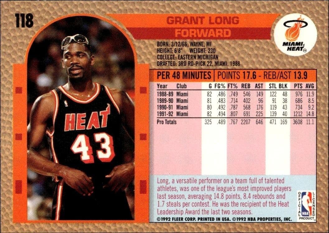 Grant Long - Back