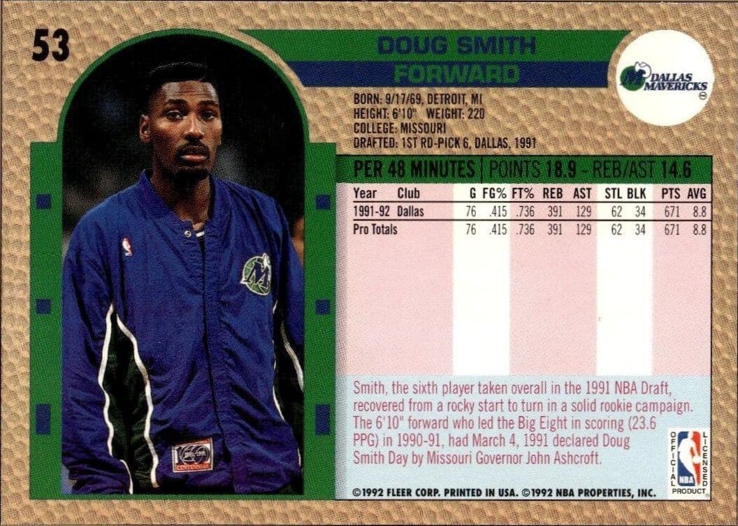 Doug Smith - Back