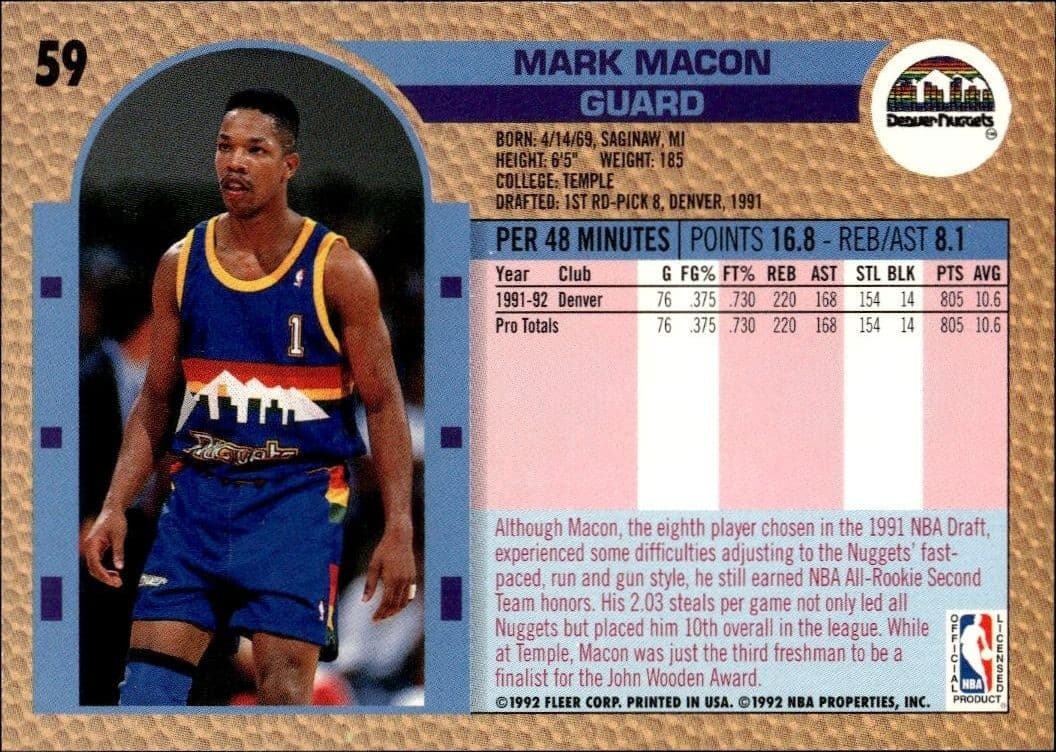 Mark Macon - Back