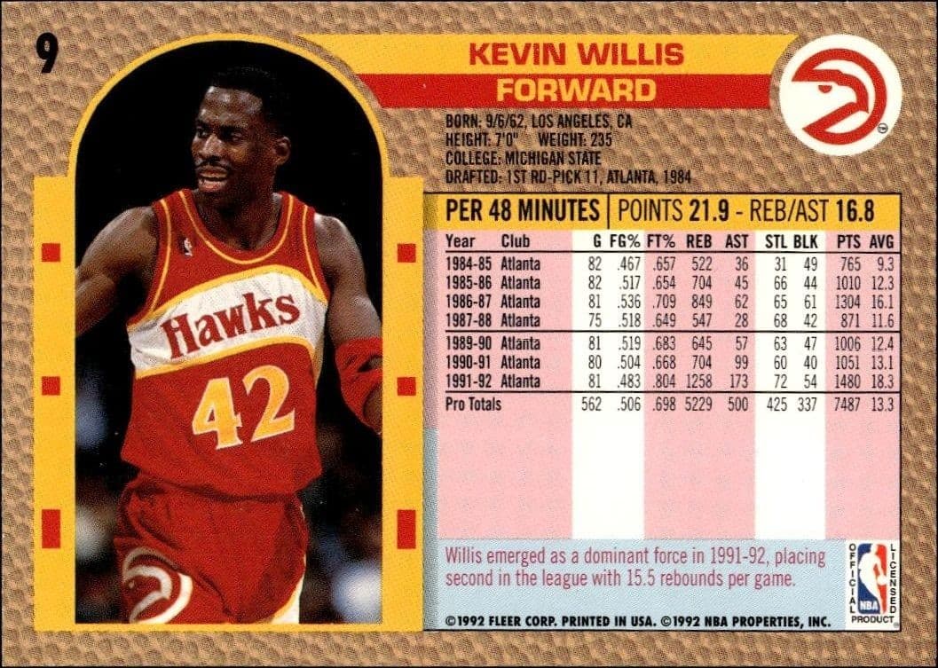 Kevin Willis - Back