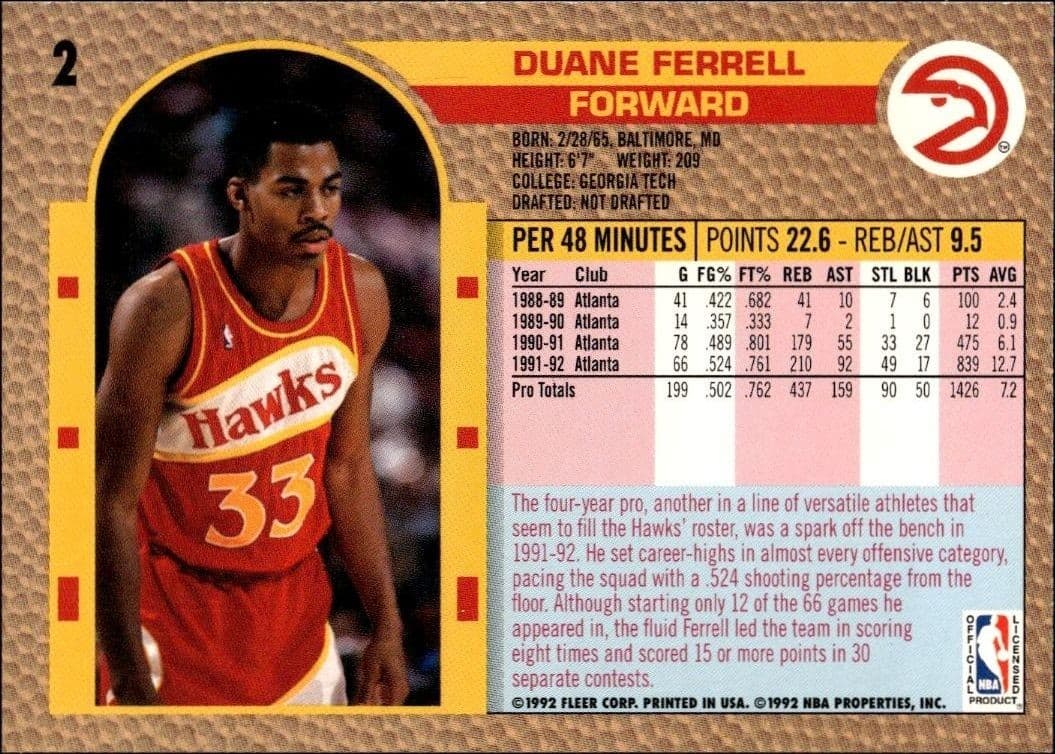 Duane Ferrell - Back