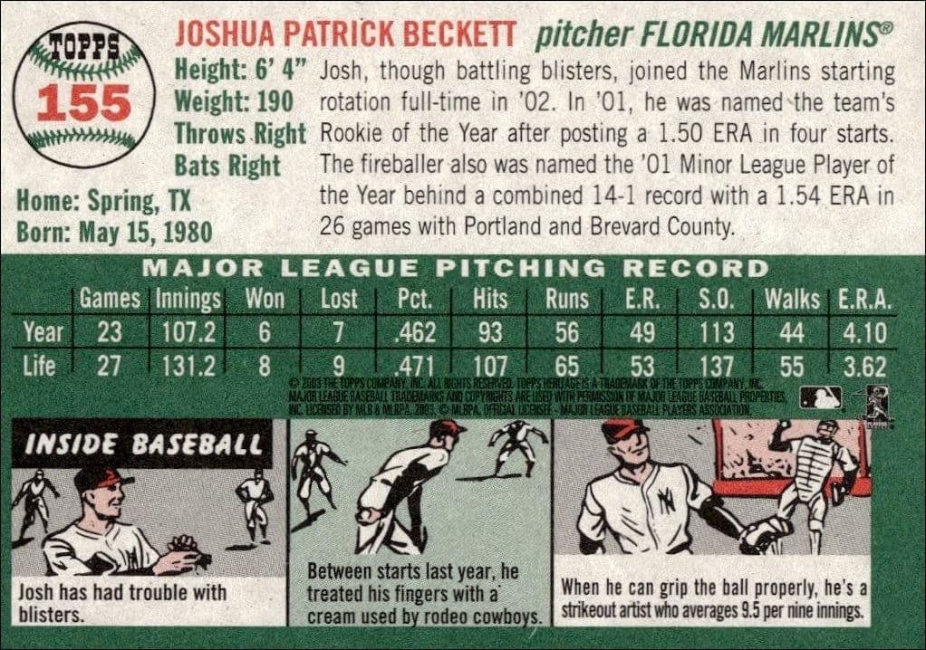 Josh Beckett - Back