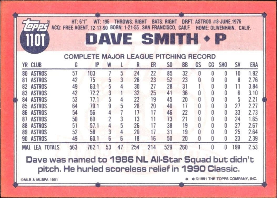 Dave Smith - Back
