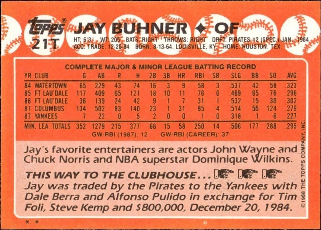 Jay Buhner - Back