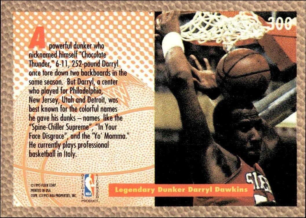 Darryl Dawkins - Back