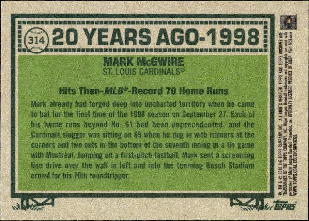 Mark McGwire - Back