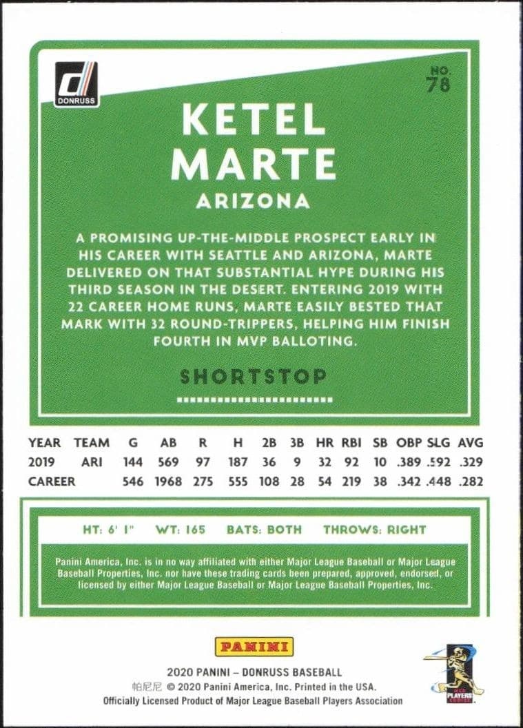 Ketel Marte - Back