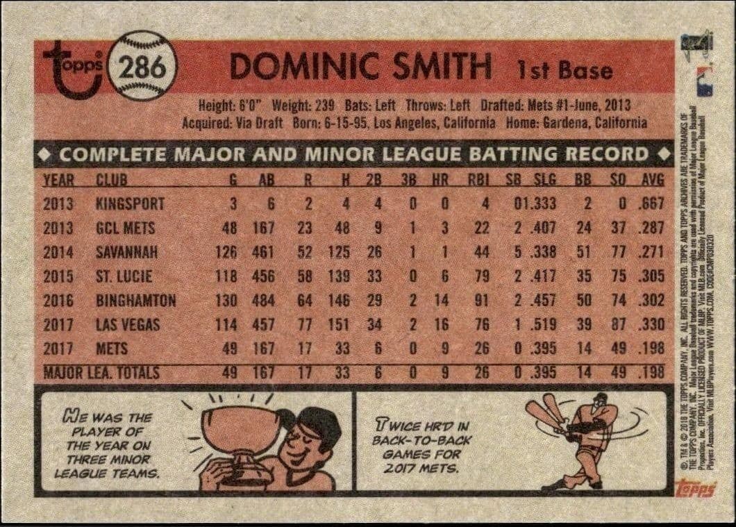 Dominic Smith - Back
