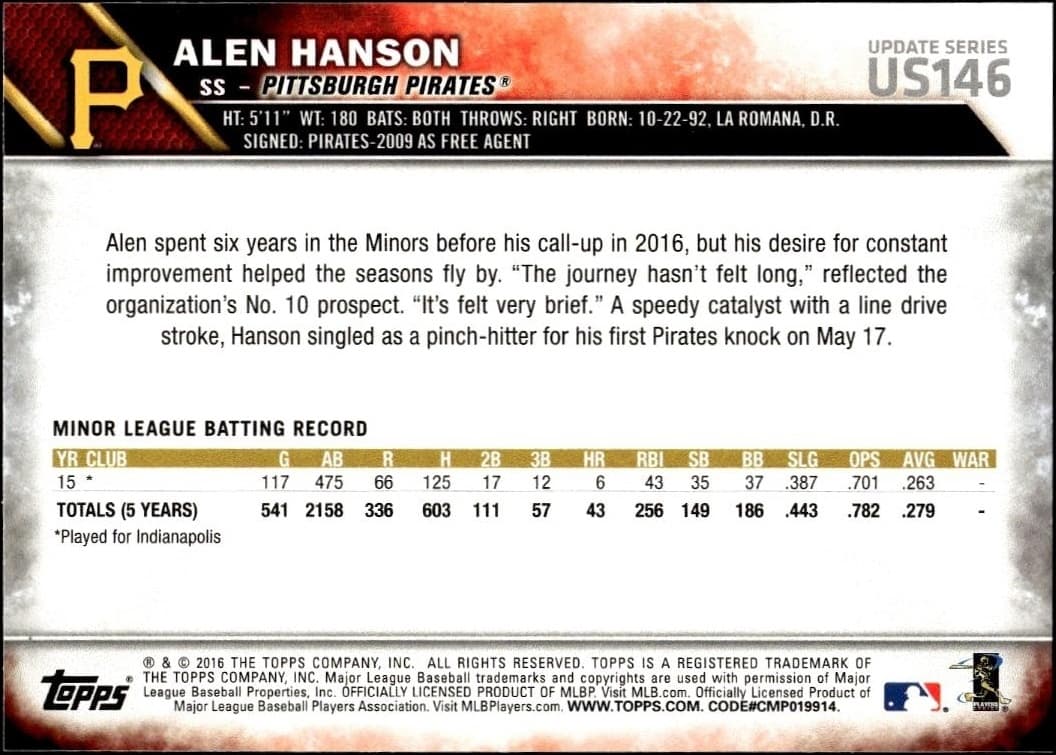 Alen Hanson - Back