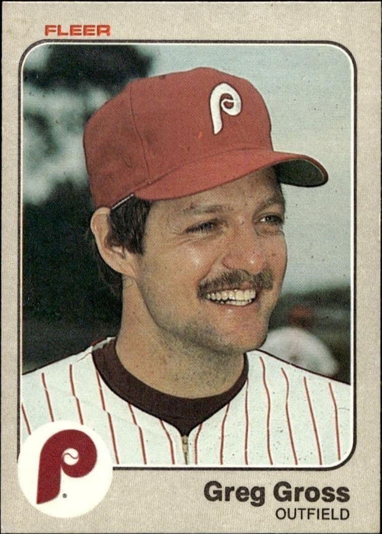 1983 Fleer Greg Gross #162 trading card