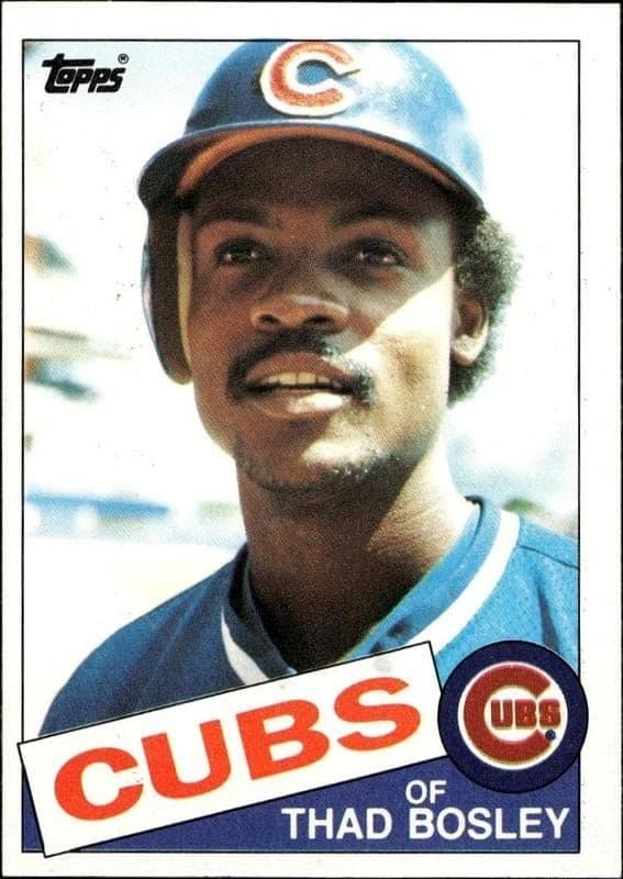 1985 Topps Thad Bosley #432 trading card