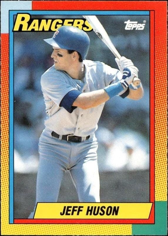 1990 Topps Traded Jeff Huson #45T trading card