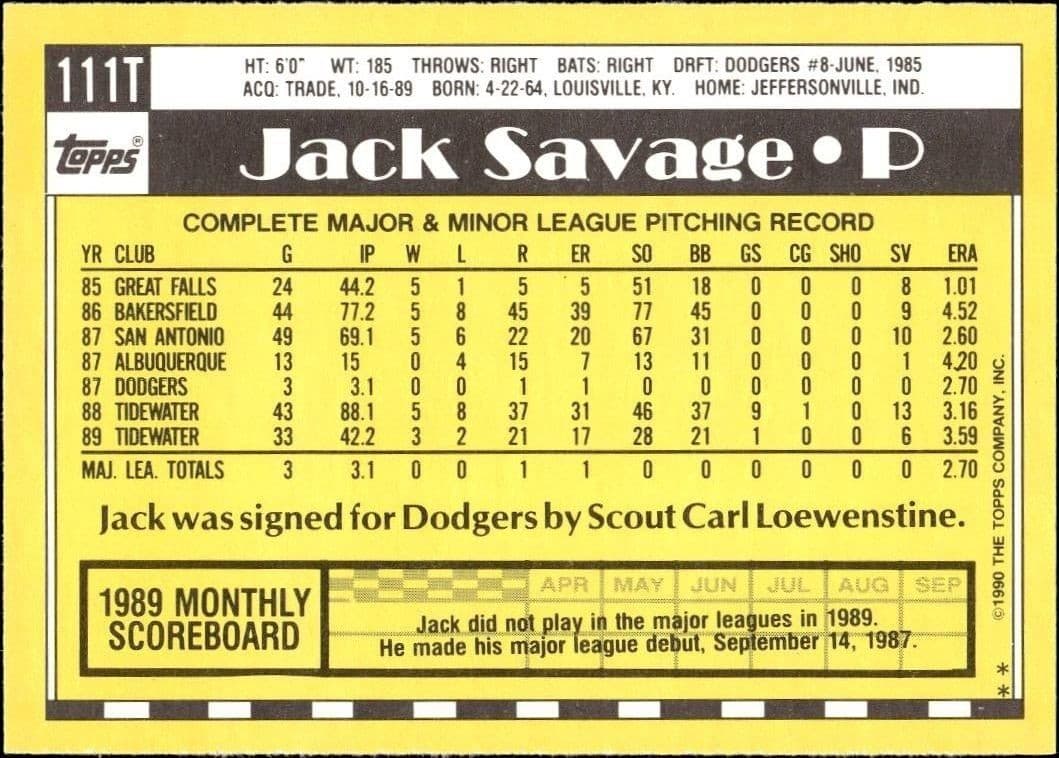 Jack Savage - Back
