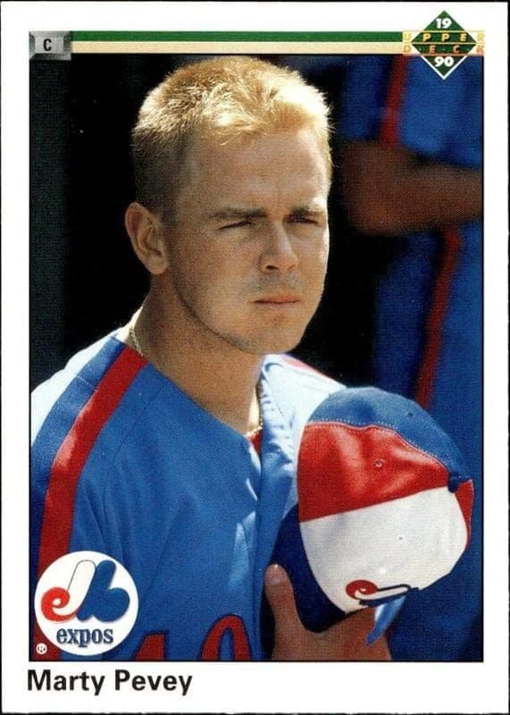 1990 Upper-Deck Low Number Marty Pevey #628 trading card