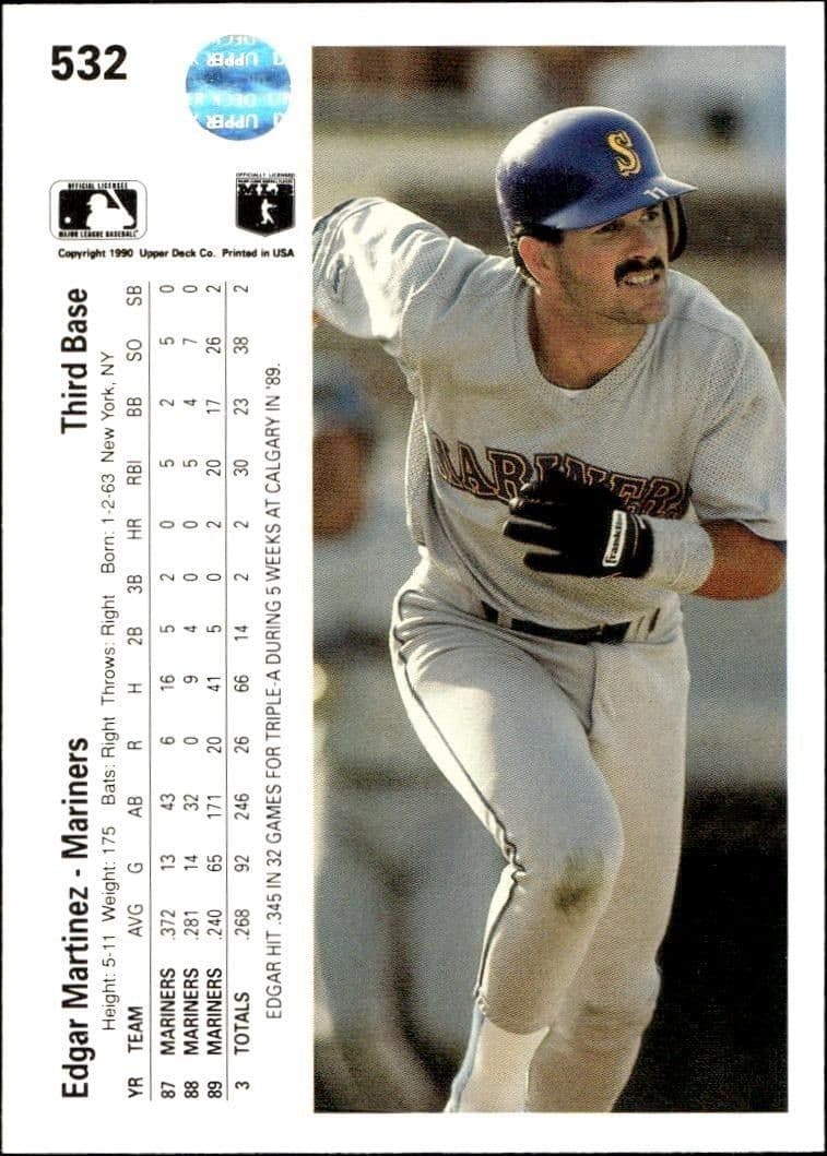 Edgar Martinez - Back