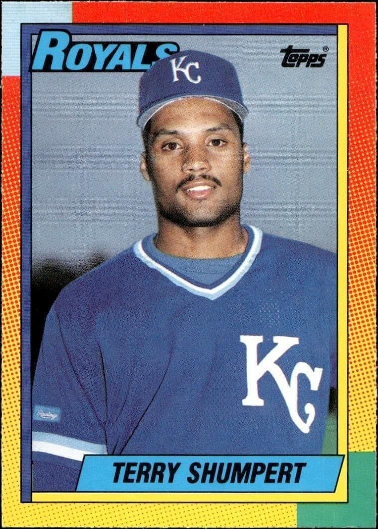 1990 Topps Traded Terry Shumpert #114T trading card