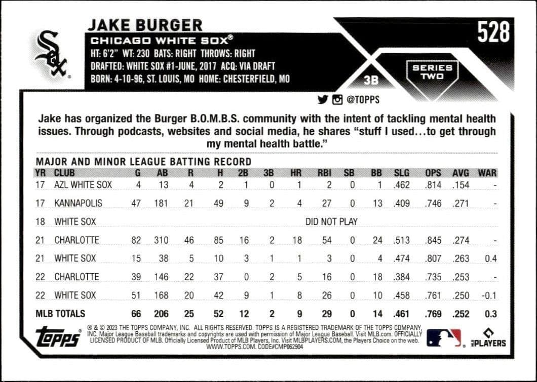 Jake Burger - Back