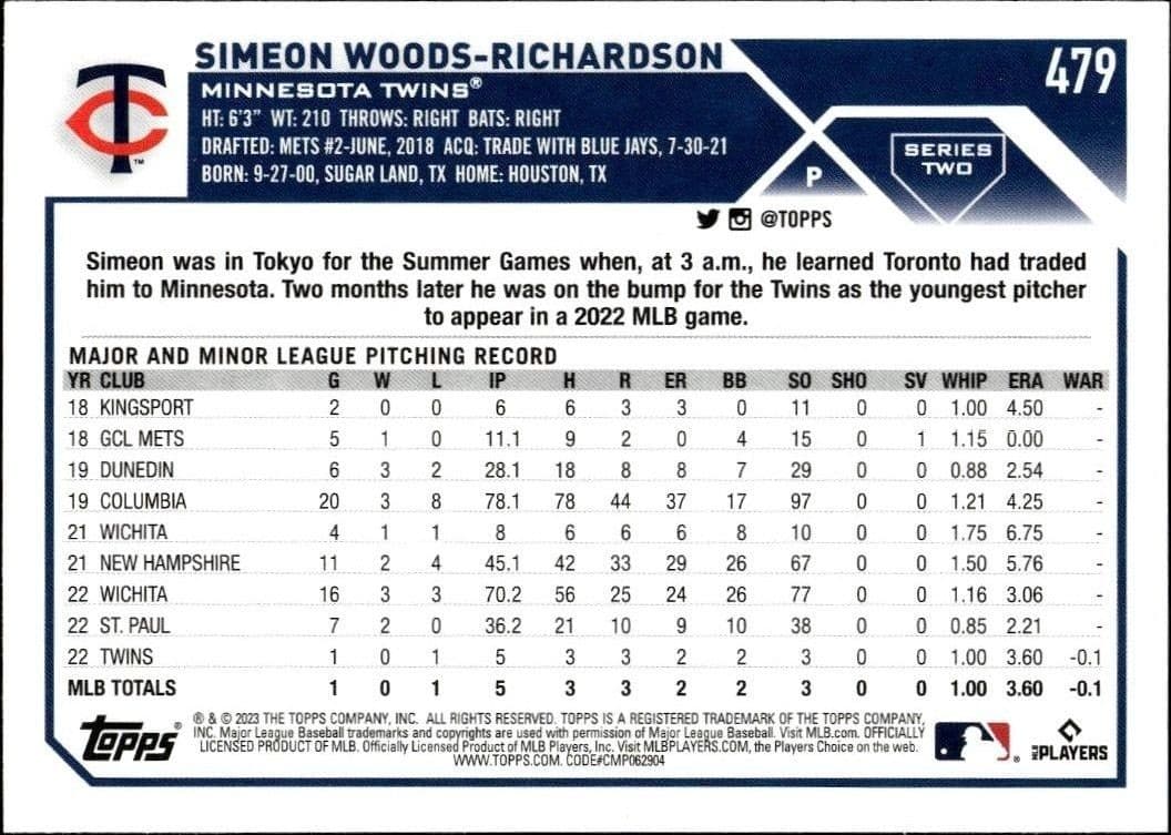 Simeon Woods Richardson - Back