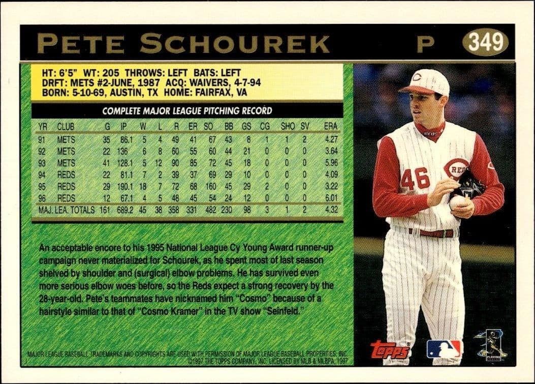 Pete Schourek - Back