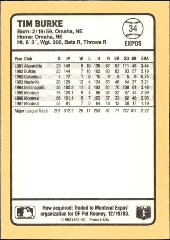 Tim Burke - Back