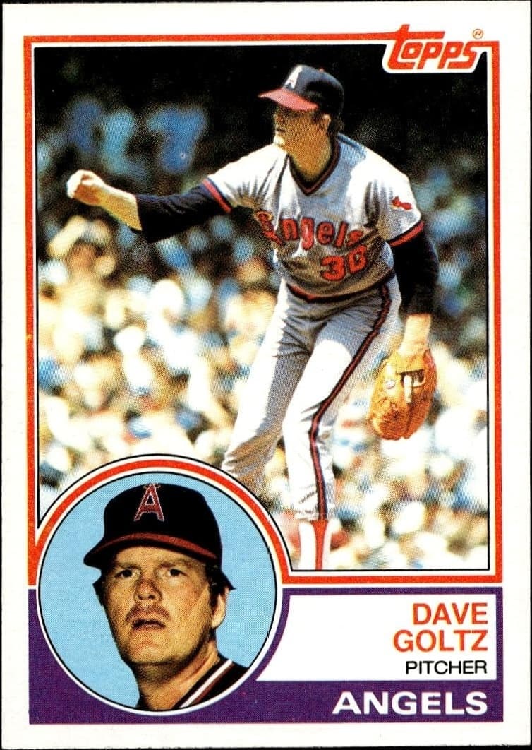 1983 Topps Dave Goltz #468 trading card
