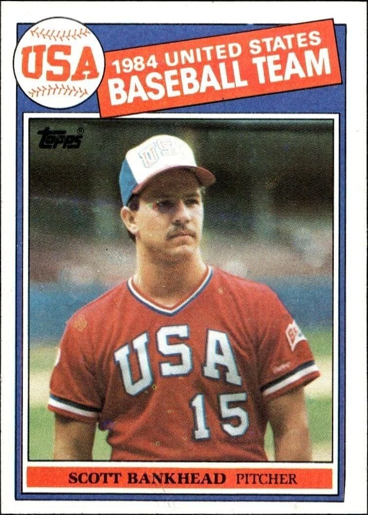 1985 Topps Scott Bankhead #393 trading card