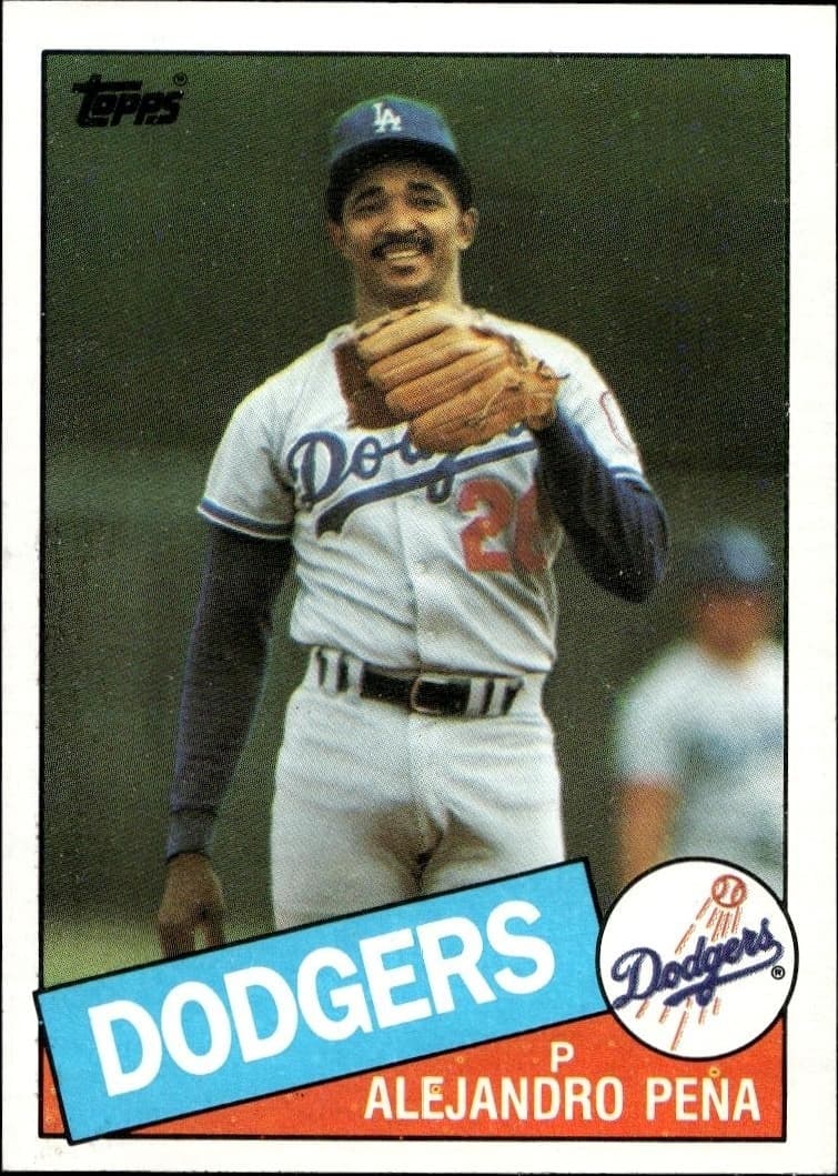 1985 Topps Alejandro Pena #110 trading card