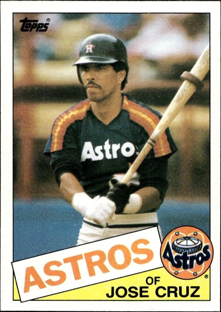 1985 Topps Jose Cruz #95 trading card