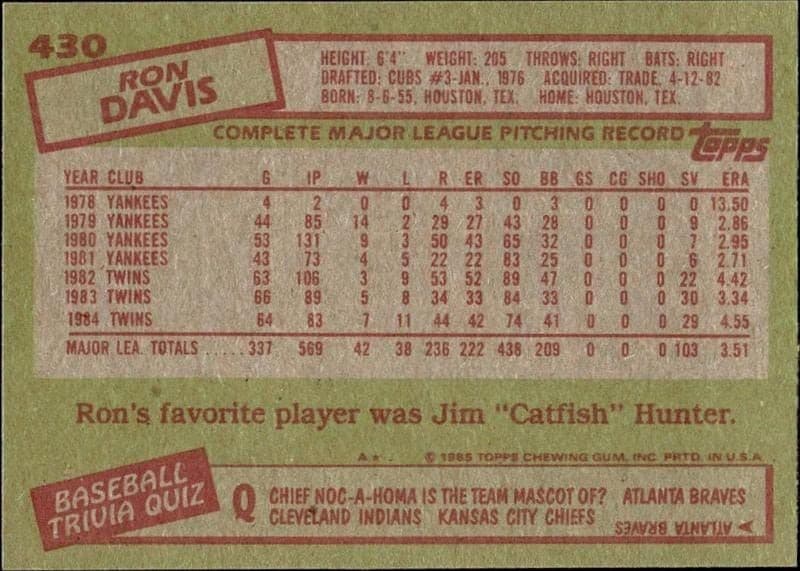 Ron Davis - Back