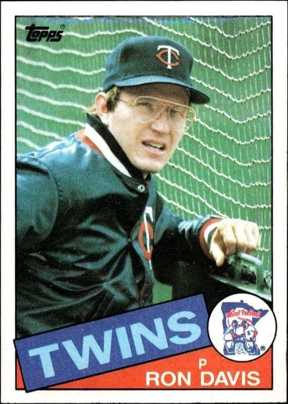 1985 Topps Ron Davis #430 trading card