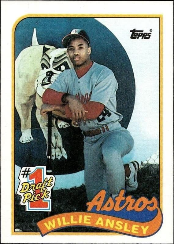 1989 Topps Willie Ansley #607 trading card