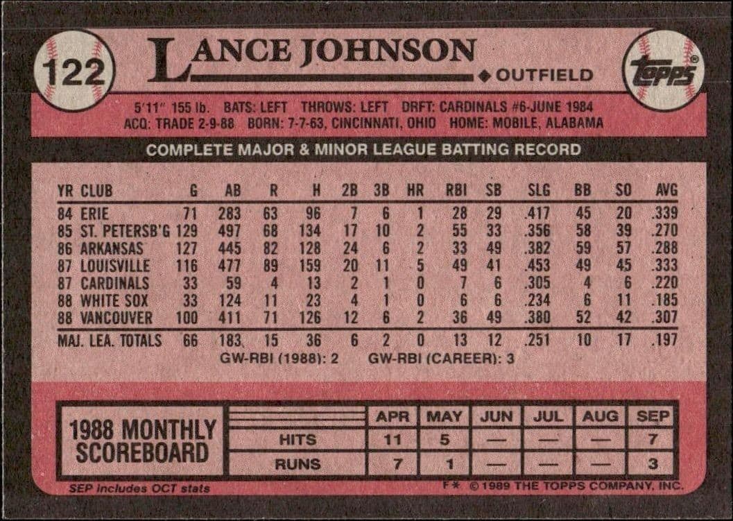 Lance Johnson - Back
