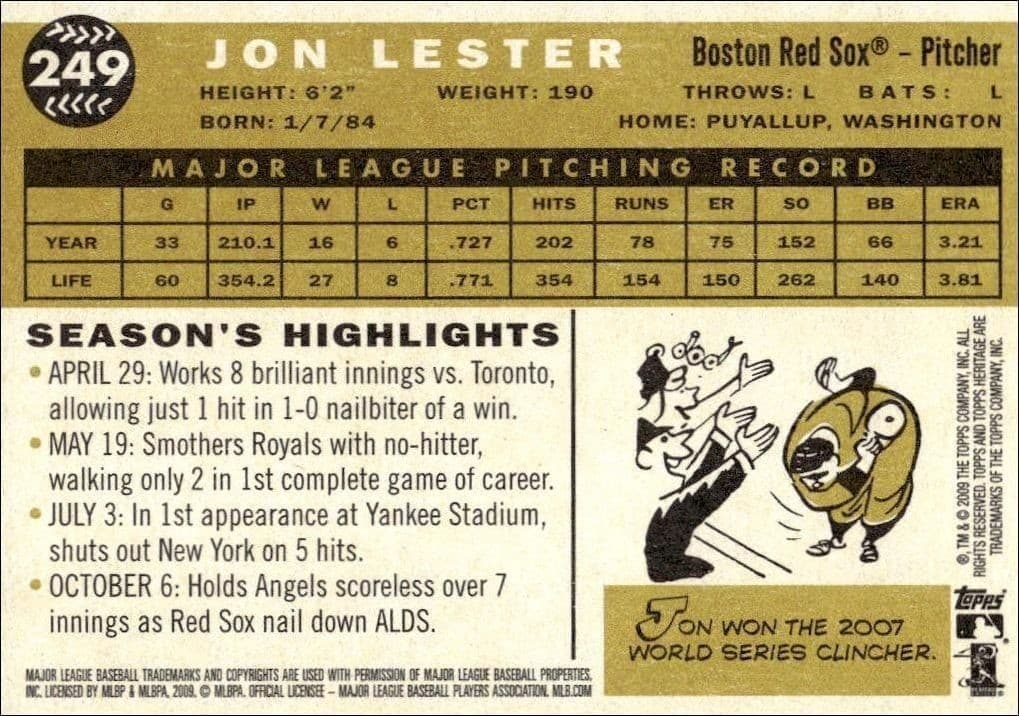 Jon Lester - Back