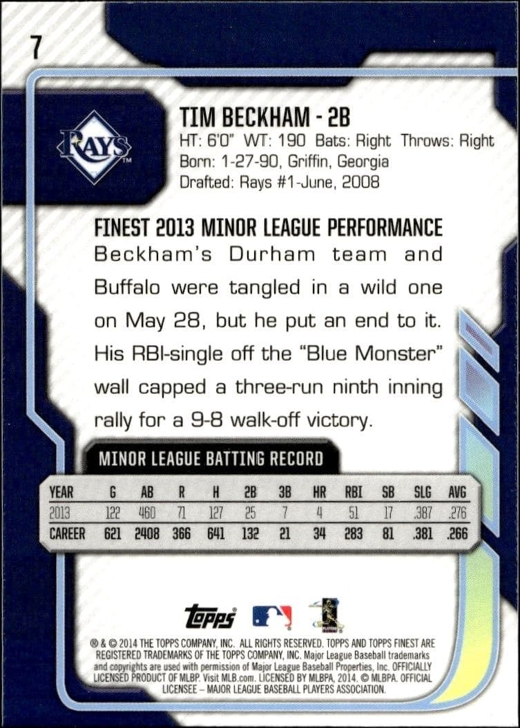 Tim Beckham - Back