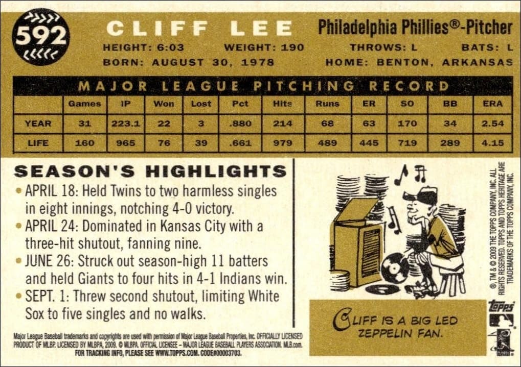 Cliff Lee - Back