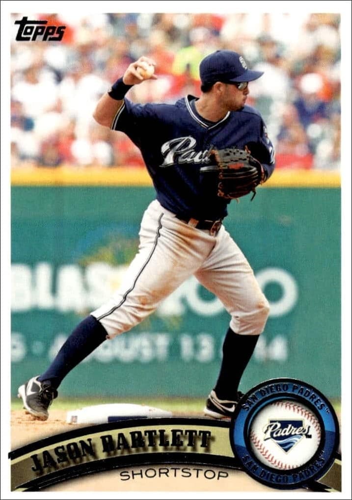 2011 Topps Series 2 Jason Bartlett #584 trading card