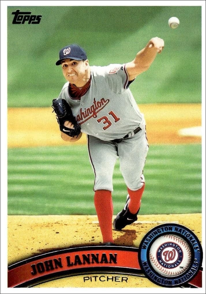 2011 Topps Series 1 John Lannan #246 trading card