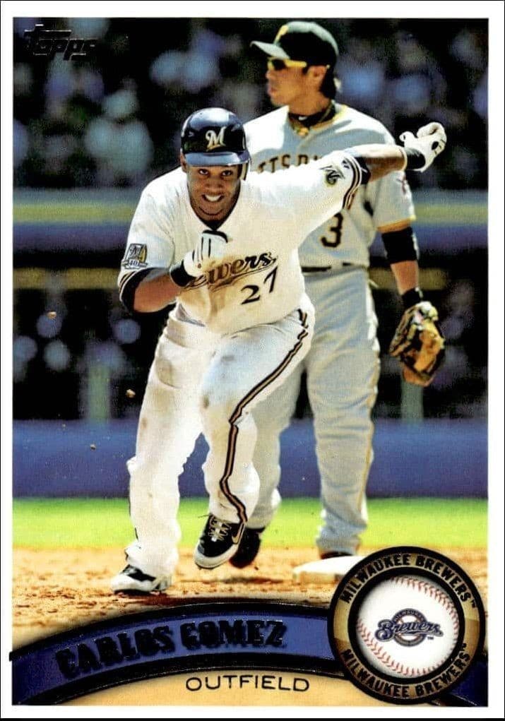 2011 Topps Series 1 Carlos Gomez #97 trading card