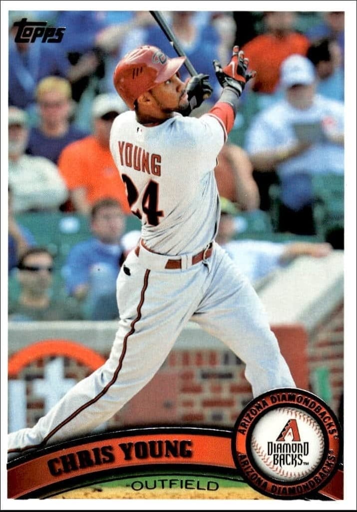 2011 Topps Series 1 Chris Young #316 trading card