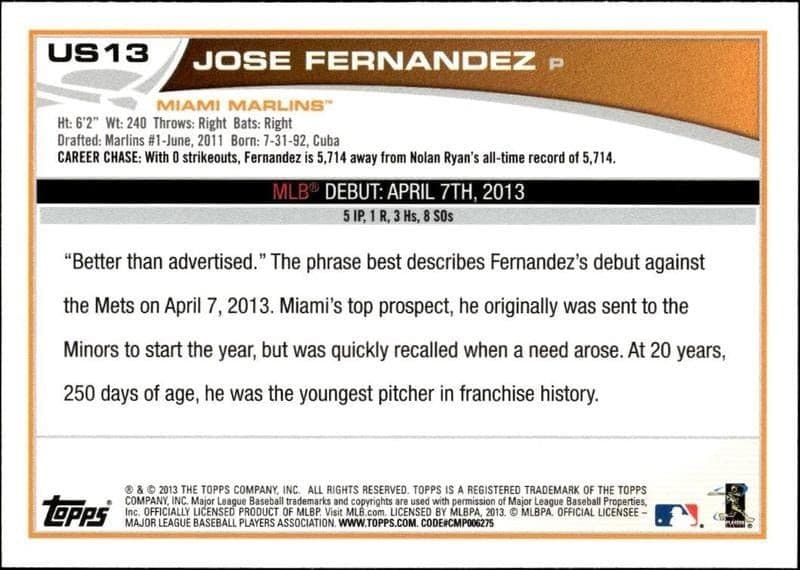 Jose Fernandez - Back