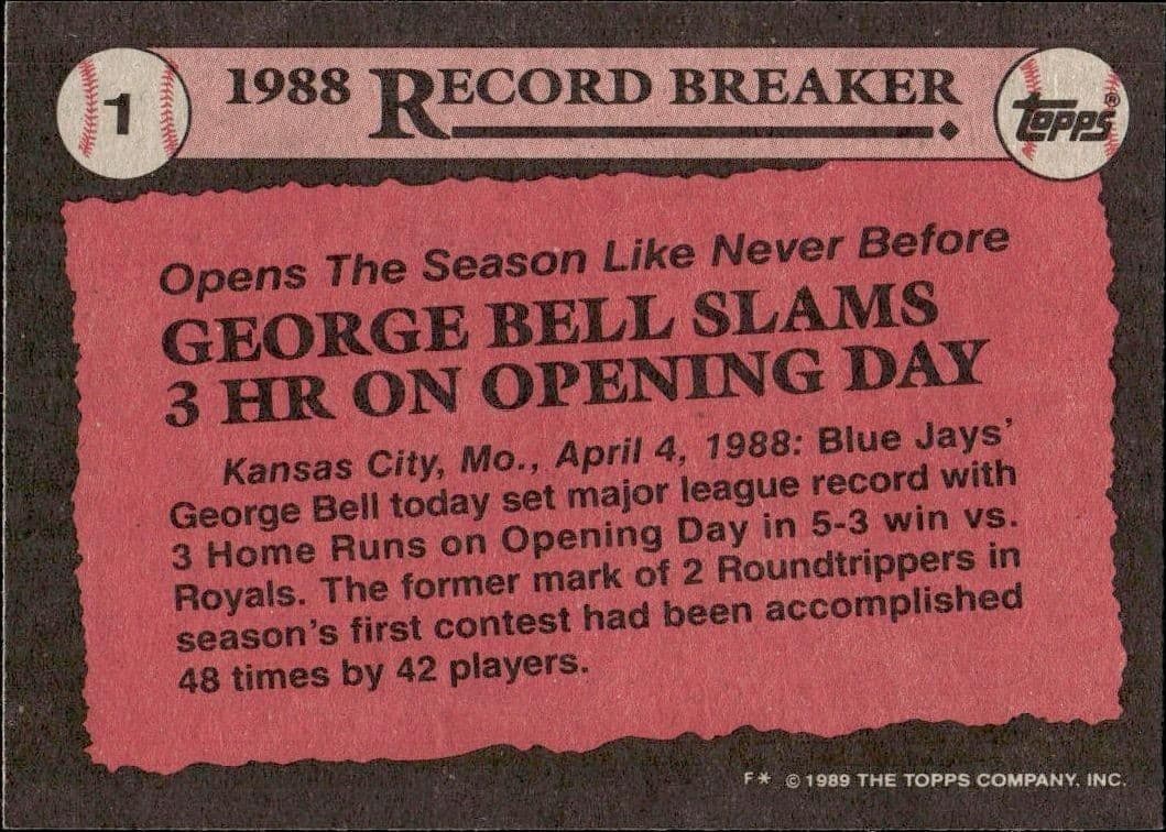 George Bell - Back